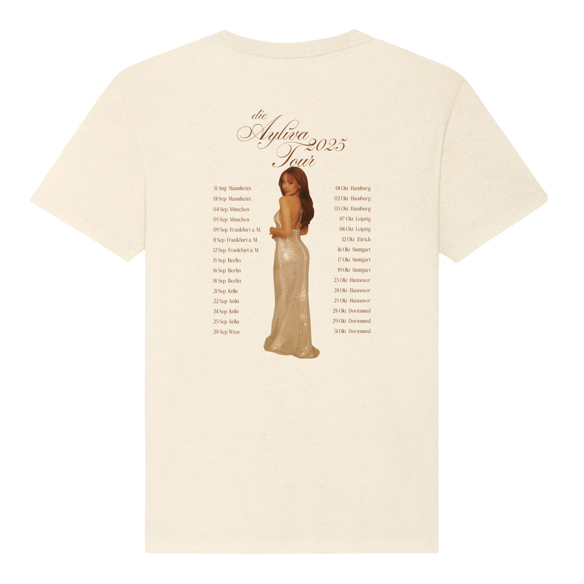 Tourshirt "Kleid" - Beige