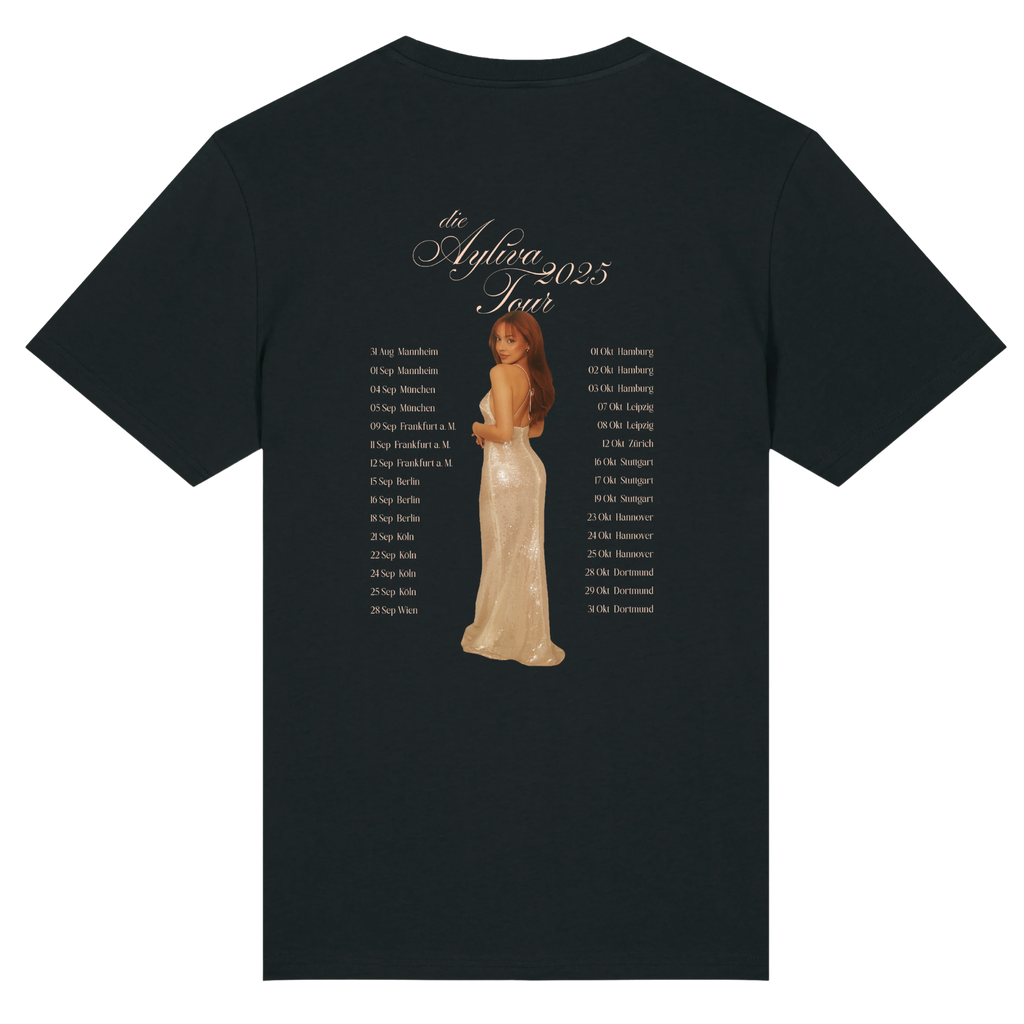 Tourshirt "Kleid" - Schwarz