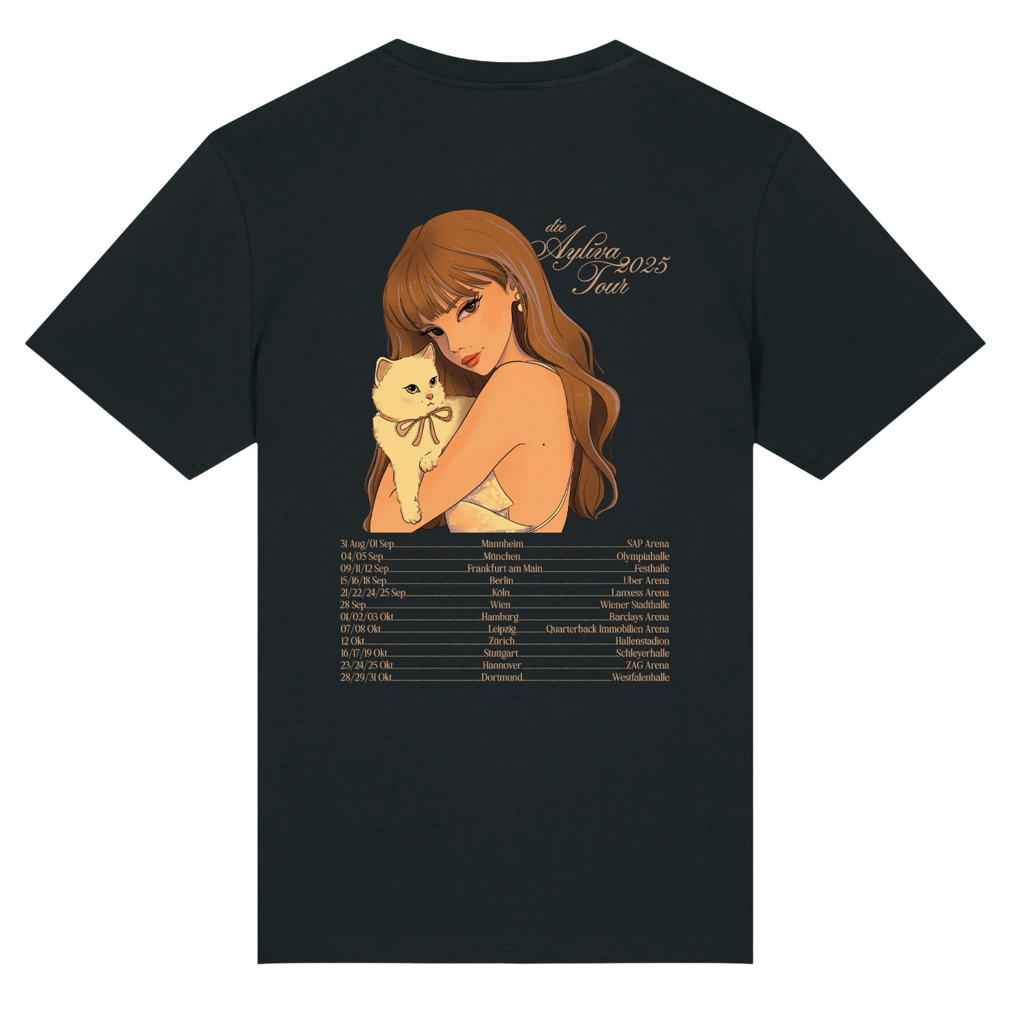 T-Shirt Tour Illu & Cat