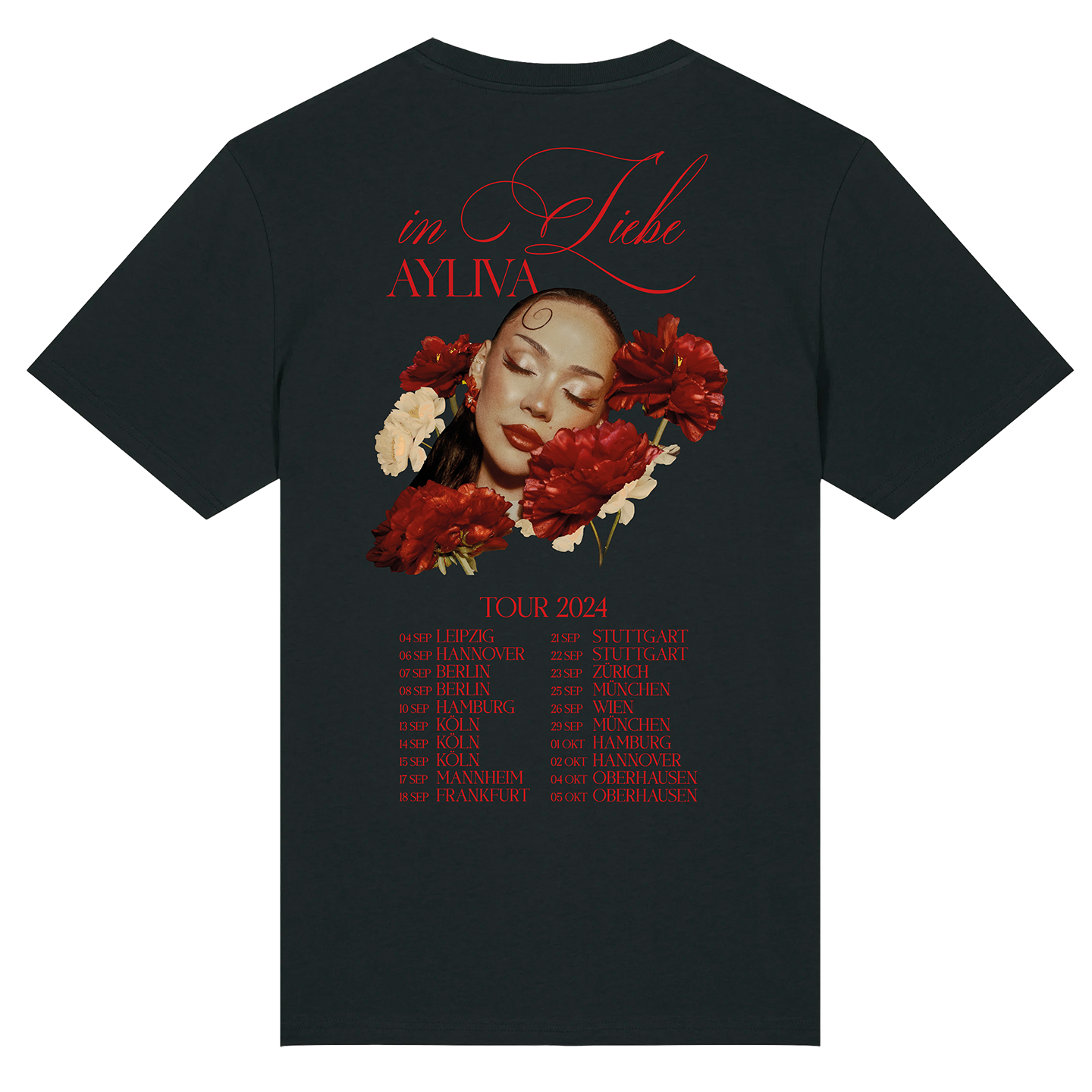 In Liebe Tourshirt - Black