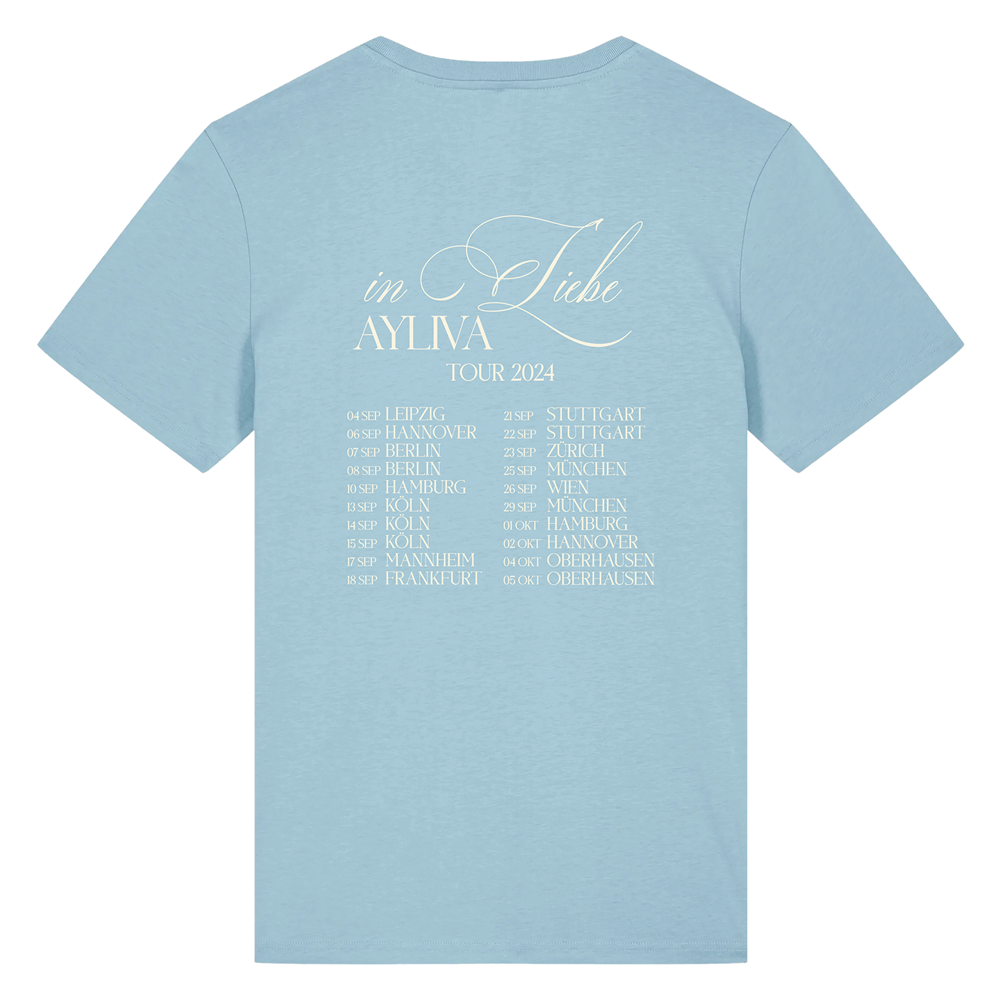 Collage - T-Shirt Blau
