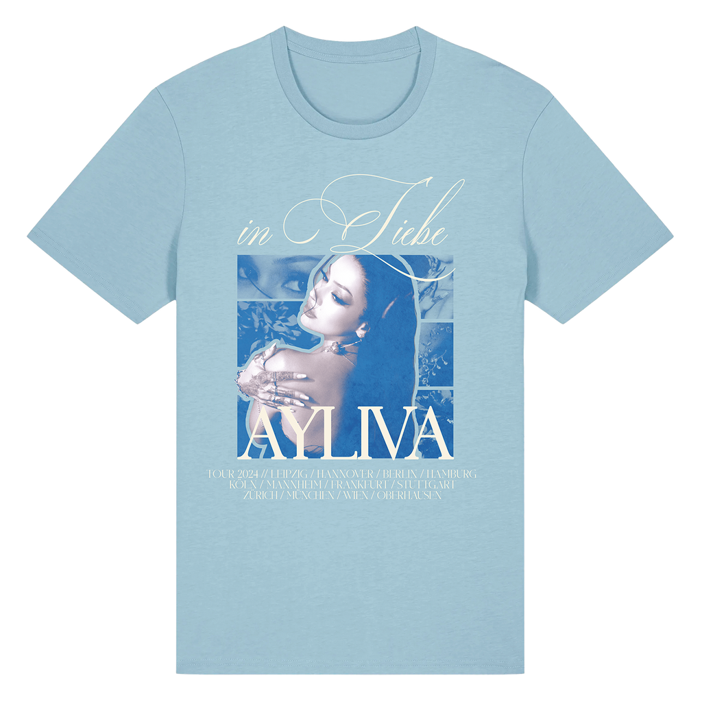 Collage - T-Shirt Blau